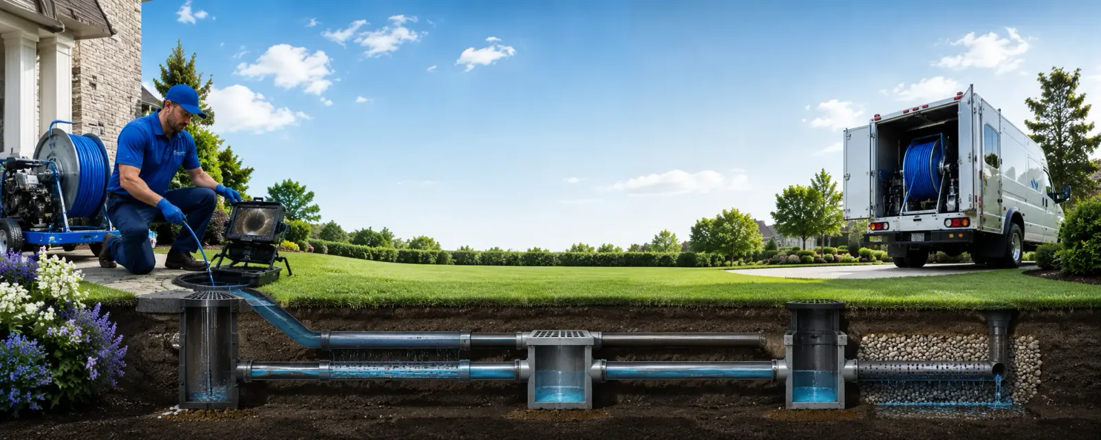 Outdoor drain cleaning information for Harborside, ME